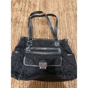 Liz Claiborne Tote Bag Purse‎ Handbag Shoulder Bag Classic Logo